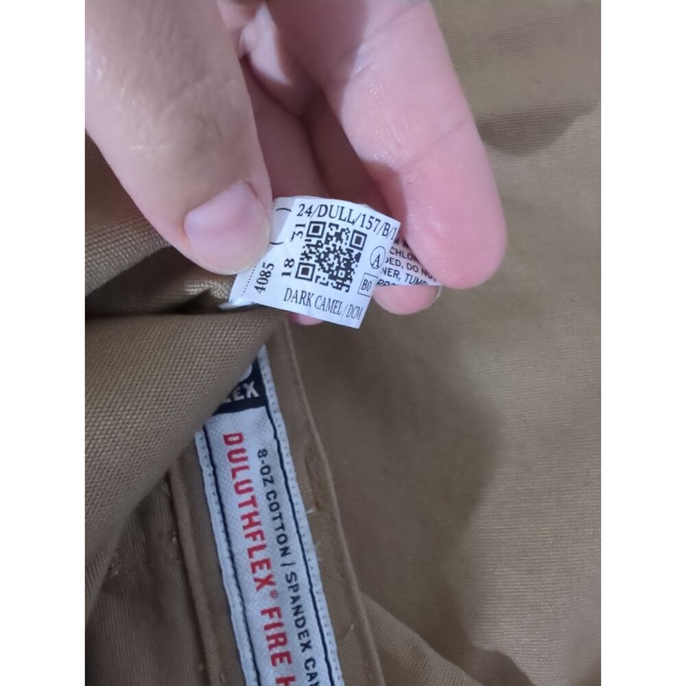 Duluth Womens Cargo Pants Fire Hose Flex Shift Slim Leg Pants Dark Gray 18 X 31 - Picture 5 of 11